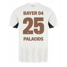 Bayer Leverkusen Exequiel Palacios #25 Bortatröja 2024-25 Korta ärmar